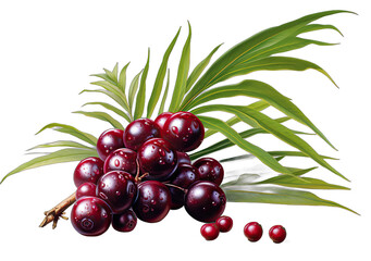 Bountiful Berries: Nature's Colorful Delights on a Transparent Background