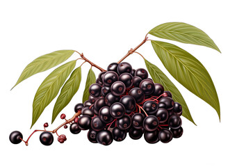 Bountiful Berries: Nature's Colorful Delights on a Transparent Background