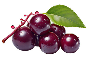 Bountiful Berries: Nature's Colorful Delights on a Transparent Background