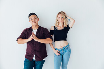 Man and woman dancing to bachata music