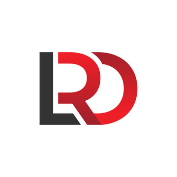  letter LRD logo design vector