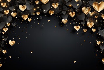 Golden Heart on a Bokeh Background: A Symbol of Love and Romance for Valentine’s Day and Other Celebrations