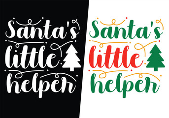 Holiday Christmas Typography SVG Design