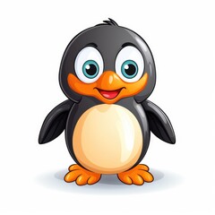 Obraz premium penguin with blank sign
