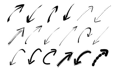 Arrow icon set PNG transparent 