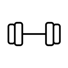 Exercise Weight Fitness Outline Icon