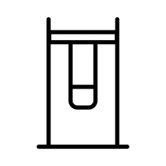 City Playground Swing Outline Icon