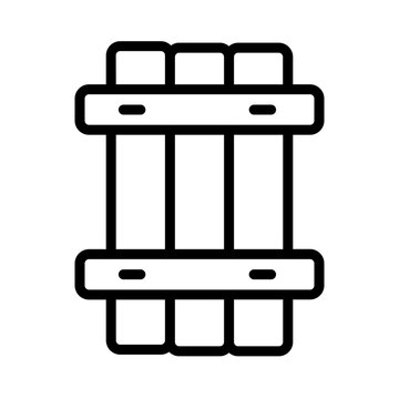 Barier Fence Outdoors Outline Icon