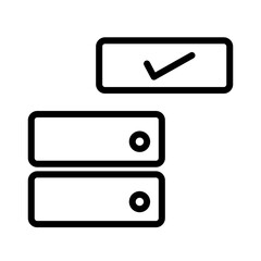 Obraz premium Backlog Tasks Agile Outline Icon