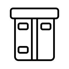 Schedule Scrum Agile Board Outline Icon