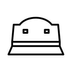 Beach Hat Sun Outline Icon