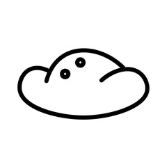 Bakery Bread Toast Outline Icon