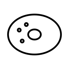 Donut Food Bakery Outline Icon