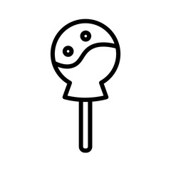 Candy Lollies Dessert Outline Icon