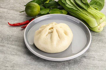 Chinese steamed bun Dim sum