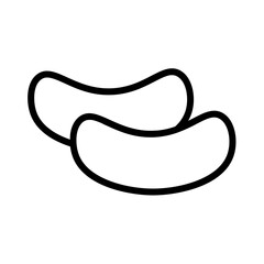 Bean Sugar Sweet Outline Icon