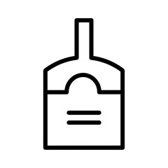 Alcohol Beverage Bottle Outline Icon