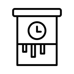 Alarm Timer Tower Outline Icon