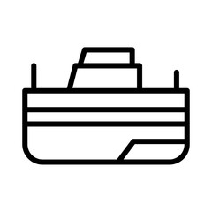Boat Sea Ship Outline Icon