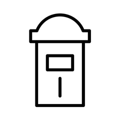 Box City Mail Outline Icon