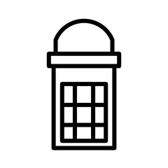 Booth Box British Outline Icon