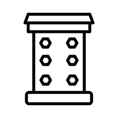 Booth Box British Outline Icon