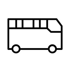 Building Bus City Outline Icon