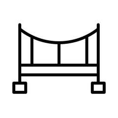 Bridge Elements Building Outline Icon