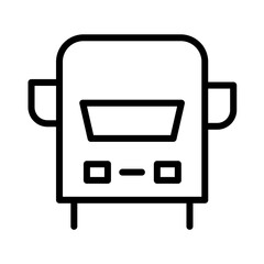 Building Bus City Outline Icon