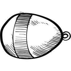 fishing float handdrawn illustration © nikagraphic