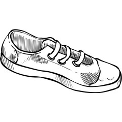 shoes handdrawn illustration