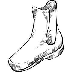 shoes handdrawn illustration