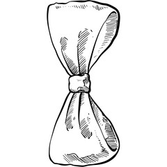 bowties handdrawn illustration