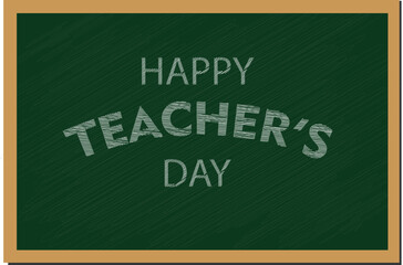 Obraz premium Chalkboard for teachers' day