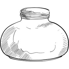 honey handdrawn illustration