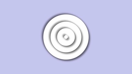 Infinite simple loping circles icon abstract background.