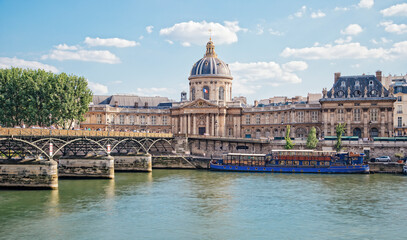 Paris Institut de France and Seine River