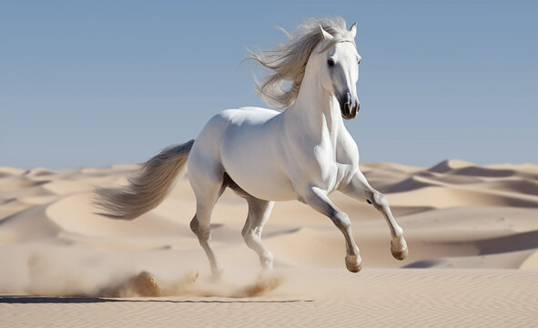 The galloping white horse