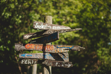 Direction Sign featuring multiple Australian states