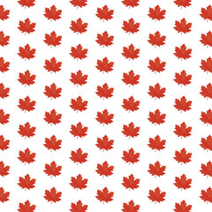seamless pattern with maple leaf
