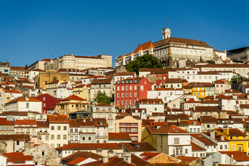View at the town from above, Coimbra