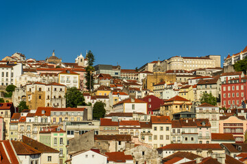 View at the town from above, Coimbra