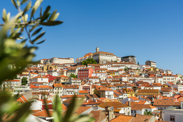 View at the town from above, Coimbra