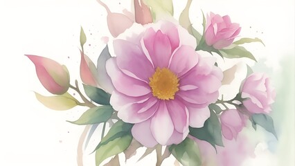 Watercolor Flower