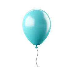 Air balloon isolated on transparent background. AI generated.