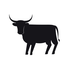 bull silhouette icon