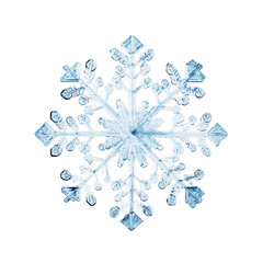 snowflake on transparent background 