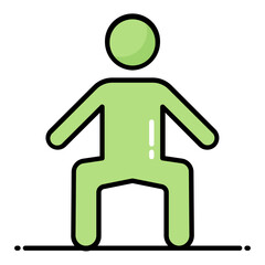 Gym Stretch Icon