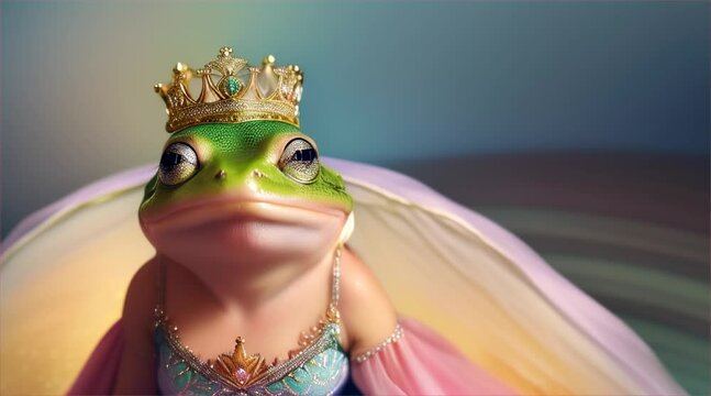 カエルの女王様｜frog queen Generative AI