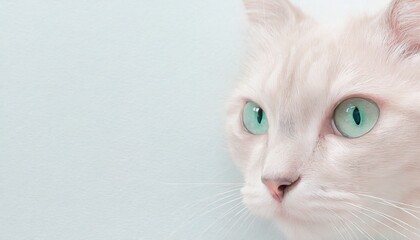 緑色の目をした美しい猫 - obrazy, fototapety, plakaty